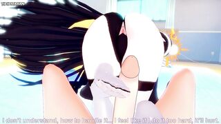 POV Hentai Footjob from Hinata Wakaba from Blue Archive