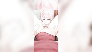 Anime hentai blowjob porn Pink