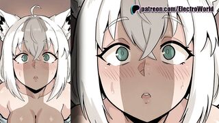 Shirakami Fubuki dominated roughly and left dripping