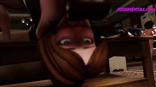 Aunt Cass & Helen In Gangbang With BBC Cocks - Animation Uncensored