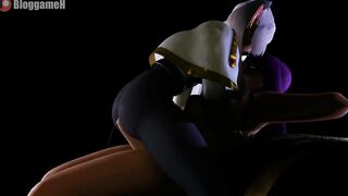 I LOVE Frieren Leggins Ass Job and Anal Cowgirl -BloggameH-