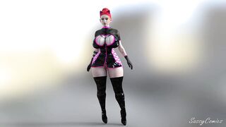 SassyComics - Model exposing Her pretty pussy for views
