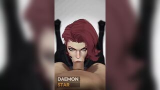 Black Widow gives a blowjob until you cum