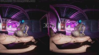 Cheri Nowlin giving you a proper Reception at Clouds nightclub, Cyberpunk 2077 parody