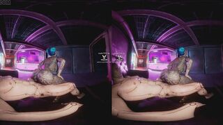 Cheri Nowlin giving you a proper Reception at Clouds nightclub, Cyberpunk 2077 parody