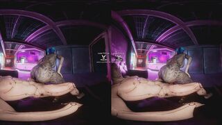 Cheri Nowlin giving you a proper Reception at Clouds nightclub, Cyberpunk 2077 parody