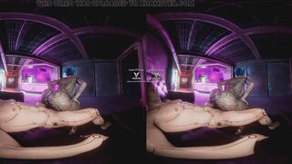 Cheri Nowlin giving you a proper Reception at Clouds nightclub, Cyberpunk 2077 parody