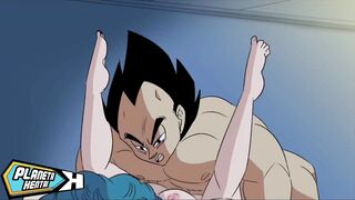 Vegeta and Bulma hard sex SPANISH