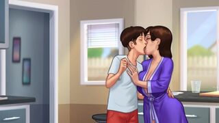 Debbie New Scene | Fist time kissing Debbie From Summertime Saga New Game