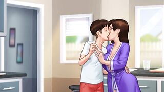 Debbie New Scene | Fist time kissing Debbie From Summertime Saga New Game