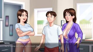 Debbie New Scene | Fist time kissing Debbie From Summertime Saga New Game