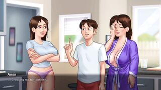 Debbie New Scene | Fist time kissing Debbie From Summertime Saga New Game