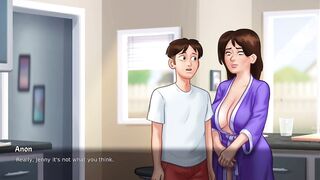 Debbie New Scene | Fist time kissing Debbie From Summertime Saga New Game