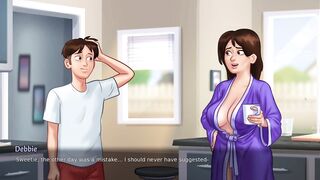 Debbie New Scene | Fist time kissing Debbie From Summertime Saga New Game