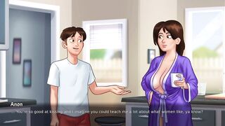 Debbie New Scene | Fist time kissing Debbie From Summertime Saga New Game