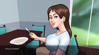 Debbie New Scene | Clown Jenny and Debbie Suck anon dick in under the table