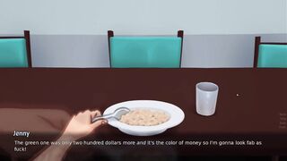 Debbie New Scene | Clown Jenny and Debbie Suck anon dick in under the table