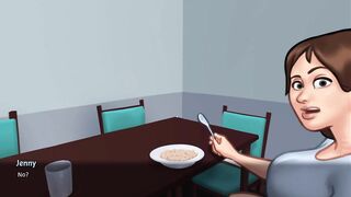 Debbie New Scene | Clown Jenny and Debbie Suck anon dick in under the table