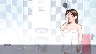 Debbie New Scene | Anon going to bath while Debbie bathing in fist time