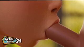 Rapunzel sex oral blowjob