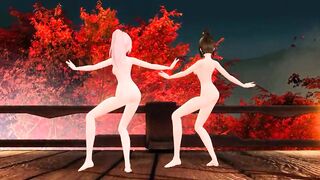 Megurine Luka & Meiko Magnet Project diva Nude Mod Full Nude