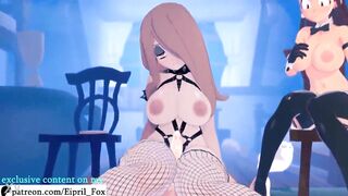 Hottie Kagari Atsuko riding a Dick So Nice - Little Witch Academia Hentai Animation 4K 60 FPS