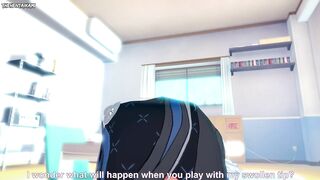 POV Hentai Footjob from Vill V from Honkai Impact