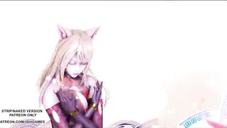 [MMD] Tougen Renka Hot Erotic Dance League of Legends Ahri Kaisa Seraphine Uncensored Hentai