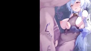 Ganyu was Fucked So Cutely - Genshin Impact Hentai 4K 60 FPS