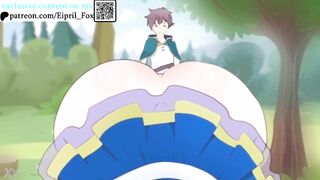 Beauty Aqua miss something and was Fucked So Hard - Konosuba Anime Hentai 4K