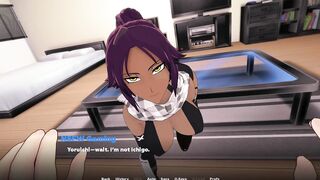 Dream Corruption V.1 Yoruichi - Love Scene (handjob & Facial)