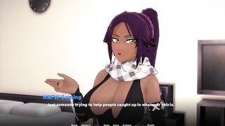 Dream Corruption V.1 Yoruichi - Love Scene (handjob & Facial)