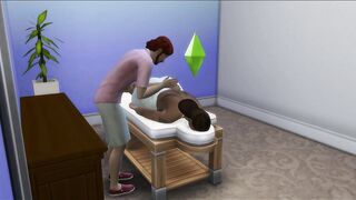 Fodendo com Massagista - The Sims 4