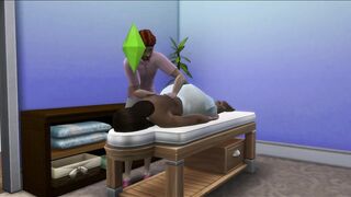 Fodendo com Massagista - The Sims 4