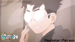 dandadan okarun and  hardcore sex maplestar