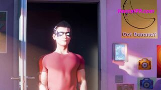 Starfire - Learning Earth’s Customs One Sensual Lesson at a Time ( Cartoon Parody )