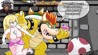 Bowsette Gets Fucked By Mario And Rides Until She Gets A Load Of Cum