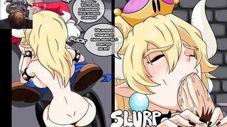 Bowsette Gets Fucked By Mario And Rides Until She Gets A Load Of Cum