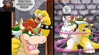 Bowsette Gets Fucked By Mario And Rides Until She Gets A Load Of Cum