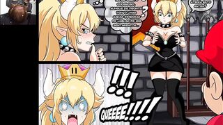 Bowsette Gets Fucked By Mario And Rides Until She Gets A Load Of Cum