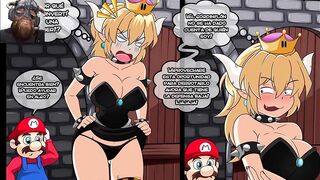 Bowsette Gets Fucked By Mario And Rides Until She Gets A Load Of Cum