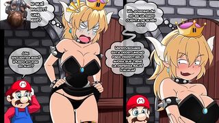 Bowsette Gets Fucked By Mario And Rides Until She Gets A Load Of Cum
