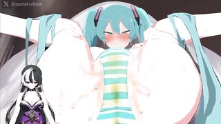 Hatsune Miku Having Rough Sex - 3D hentai Animation