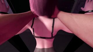 Fucking Fox Ear Girl in Standing Doggie POV