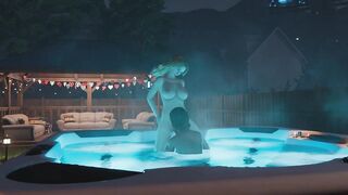 House Party 3D Sex Game - Brittney Hot Lesbian Scene