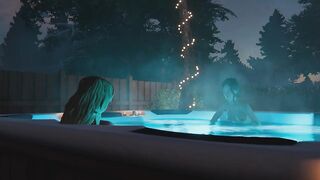 House Party 3D Sex Game - Brittney Hot Lesbian Scene
