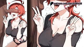 Masane Amaha begging for cock, pussy stretched deep
