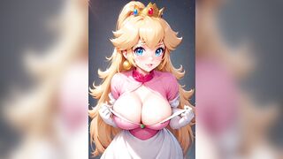 Princess Peach Finds a 1 Up Mushroom and gets a BIG suprise!