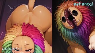 Poppy Playtime hentai - Yarnaby furry big tits by eehentai