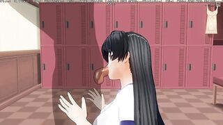 Student in Tracksuit Sucks Cock in Locker Room